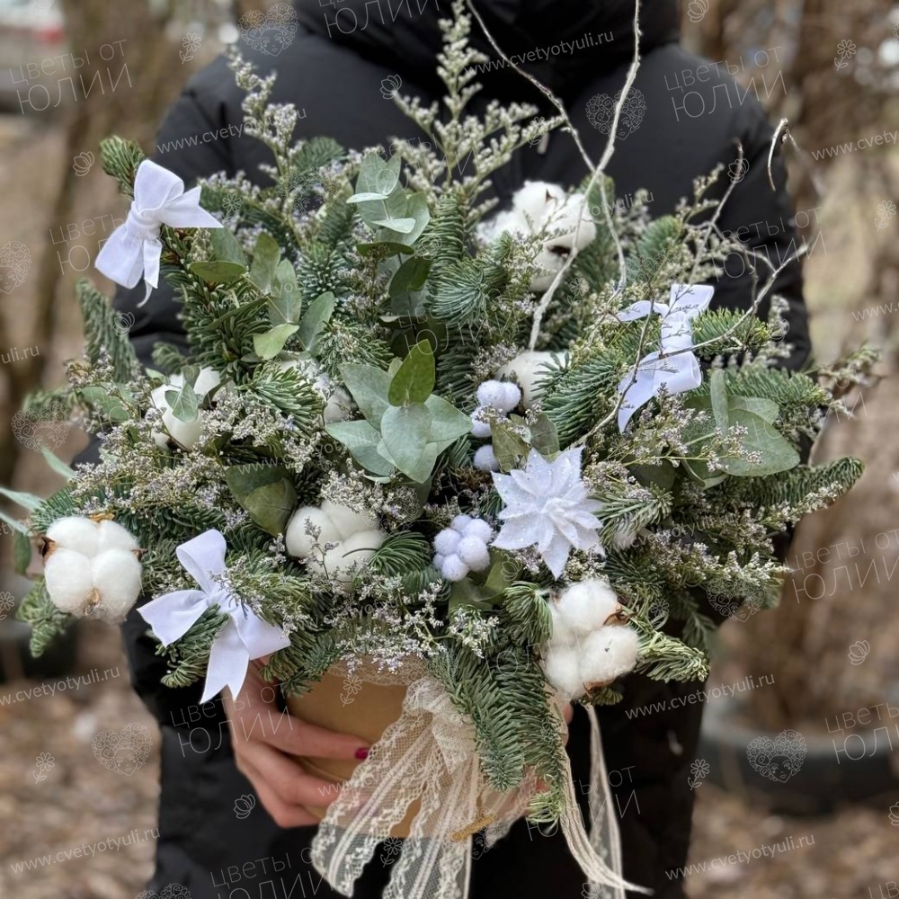 Новогодняя композиция Морозное утро