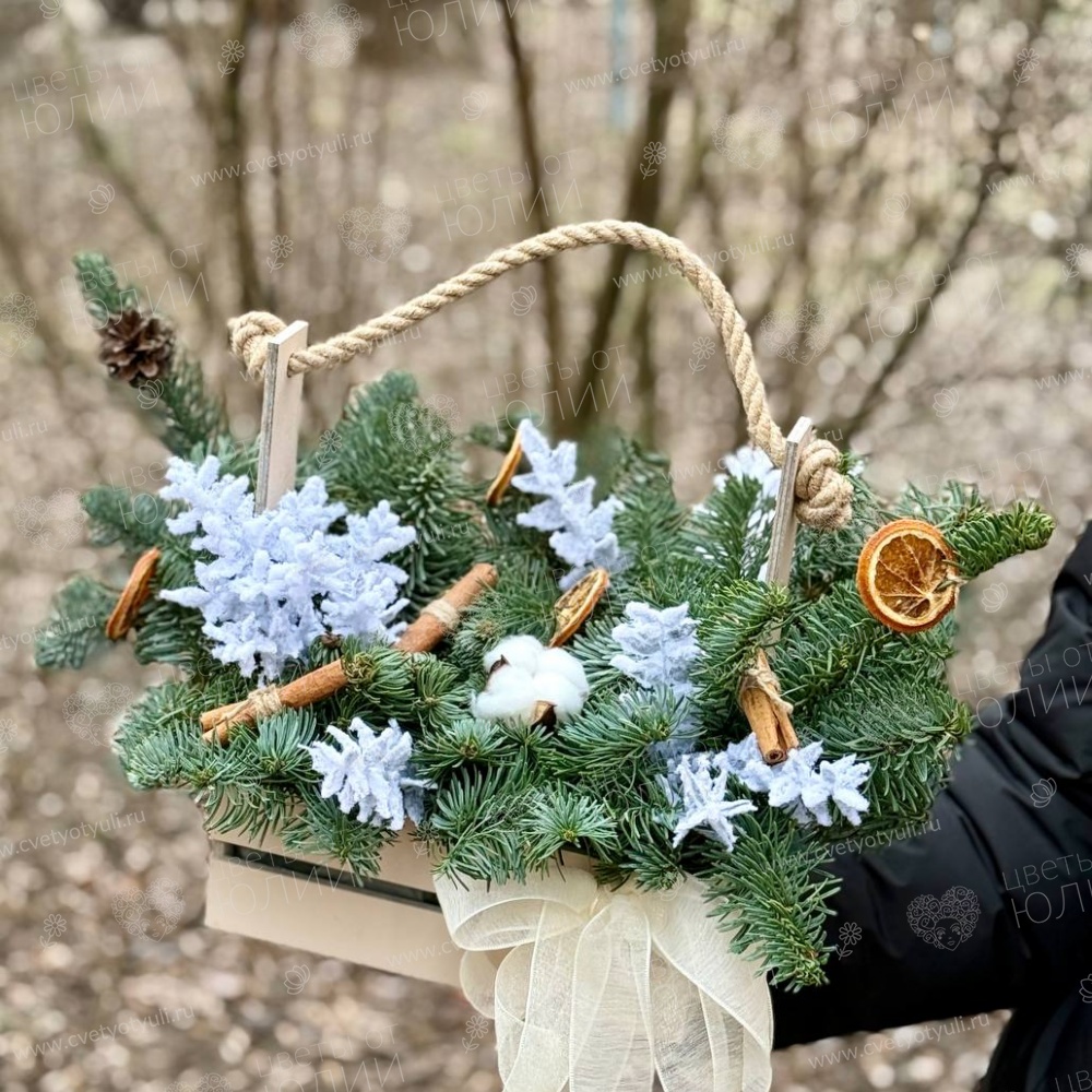 Новогодняя композиция Пряничный домик