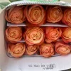 Букет из 25 коралловых роз «Персиковый огонь» (Нина, 60 см)