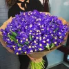 Букет «Синий горизонт» из 101 ириса
