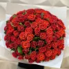 Букет из 101 красной розы Эль Торо (местная, 40 см)