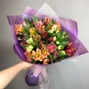 Букет «Пёстрый калейдоскоп» из 15 альстромерий микс