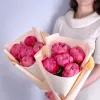 Букет из 5 коралловых пионов «Коралловый этюд»