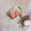 Букет из 5 кремовых роз (местная, 50 см)