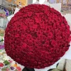 Букет из 501 красной розы «Алый купол» (местная, 80 см)