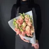 Букет «Персиковый лизиантус» из 7 эустом