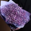 Букет «Фиолетовый иней» из 7 фиолетовых гипсофил