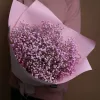 Букет «Розовая дымка» из 7 розовых гипсофил