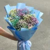 Букет «Радужный пастель» из 9 радужных гипсофил