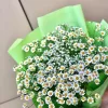 Букет «Луговое облако» с танацетумом и гипсофилой