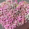 Коробка «Розовый туман сердца» из розовой гипсофилы