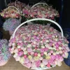 Корзина «Пионовый каскад» из 301 пиона