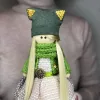 Кукла ручной работы «Зелёная модница»