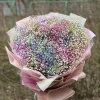 Букет «Радужная пыль» из 51 разноцветной гипсофилы