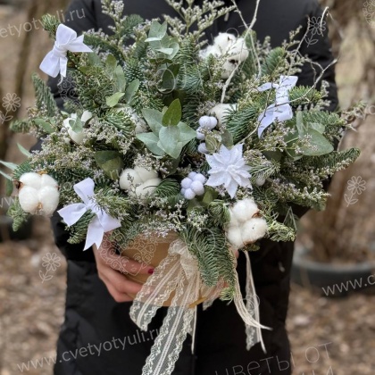 Новогодняя композиция Морозное утро